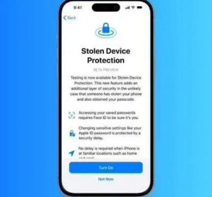 都江堰苹果授权维修店分享被盗设备保护功能开启方法 