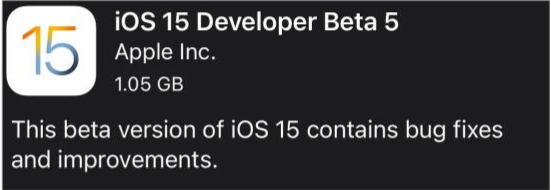 都江堰苹果手机维修分享如何升级到iOS15.0 beta5 