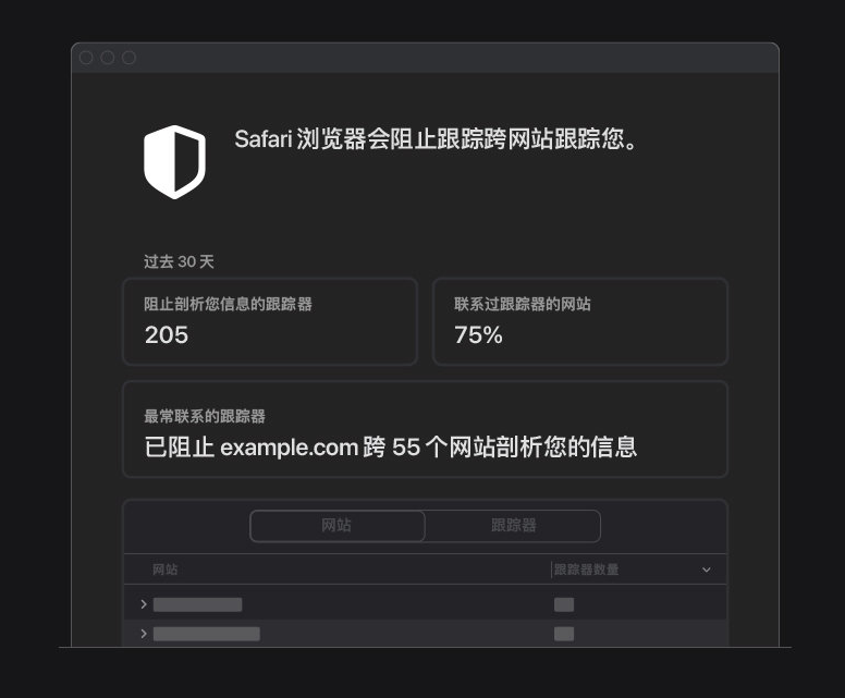 都江堰苹果手机维修分享如何在 Safari 浏览器中查看和打开隐私报告 